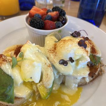 Bloom - THE BEST crab Benedict I've ever had - so much lump crabmeat and full of flavor. - American Near Me - Santa Clara, California Bloom - THE BEST crab Benedict I've ever had - so much lump crabmeat and full of flavor. - American Near Me - Santa Clara, California
