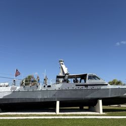 The National Navy UDT SEAL Museum - Boats on display