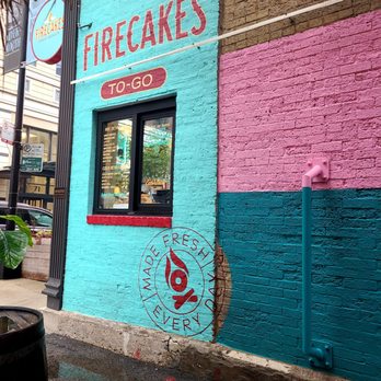 Firecakes Donuts - The side window for walk up ordering - Bakeries Near Me - Chicago, Illinois