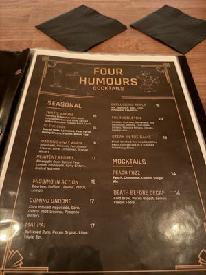 Menu photo 1 Four Humours Philadelphia, PA Menu photo 1 Four Humours Philadelphia, PA