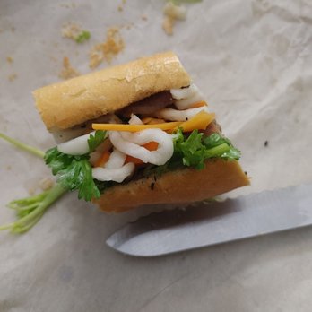 Pho Old Saigon - Pork banh mi sandwich, got eaten too fast before photo! - Vietnamese Near Me - Honolulu, Hawaii Pho Old Saigon - Pork banh mi sandwich, got eaten too fast before photo! - Vietnamese Near Me - Honolulu, Hawaii