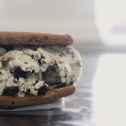 Cookies & Cream - Two homemade cookies loaded with your choice of ice cream. Yum!