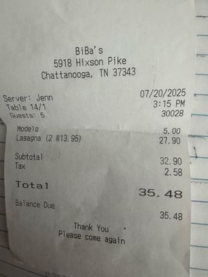 Biba's Italian by null