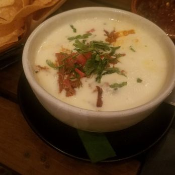 Meso Maya Comida y Copas - Queso with brisket - Mexican Near Me - Dallas, Texas Meso Maya Comida y Copas - Queso with brisket - Mexican Near Me - Dallas, Texas