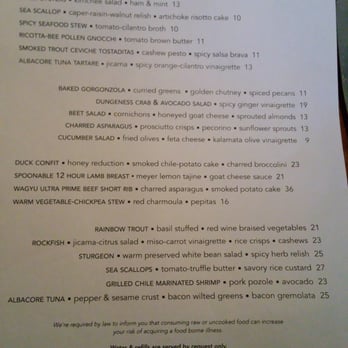 Passionfish - Menu - Seafood Near Me - Pacific Grove, California