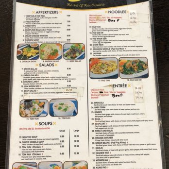 Sutha Thai Kitchen - Menu - Thai Near Me - Tustin, California
