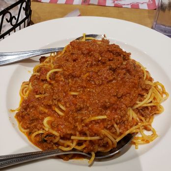 Marinara - Spaghetti with meat sauce - Pizza Near Me - Hewlett, New York Marinara - Spaghetti with meat sauce - Pizza Near Me - Hewlett, New York