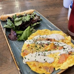 Smoked Salmon and Roasted Vegetable Frittata