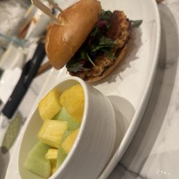 Salmon burger Salmon burger