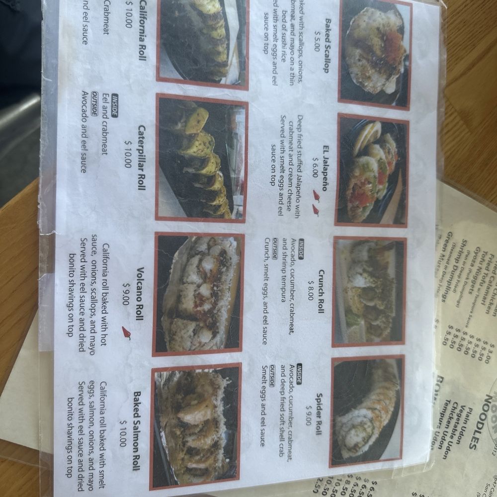 Full Moon Sushi - Menu - Japanese Near Me - San Clemente, California