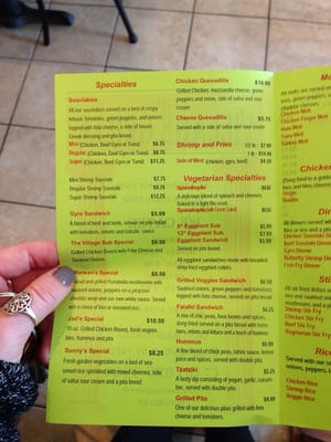 Menu photo 8 The Village Grille Williamsville, NY