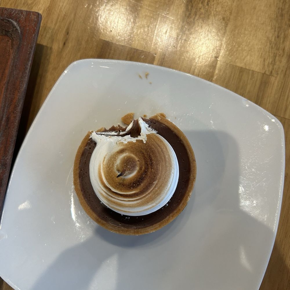 S'more tart. Not too rich. Just right. S'more tart. Not too rich. Just right.
