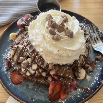 Don Julio Cafe - Strawberry Nutella French toast. - Breakfast & Brunch Near Me - Skokie, Illinois