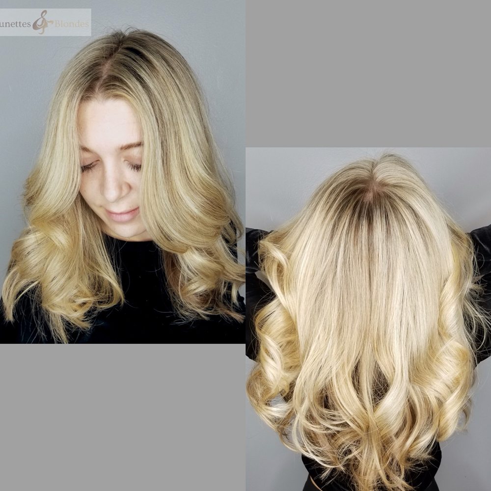 Brunettes and Blondes Logo
