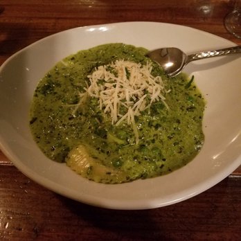 Carmella's - Pesto pea ricotta ravioli - Italian Near Me - Appleton, Wisconsin