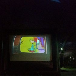 Hampton Performing & Creative Arts Center - How The Grinch Stole Christmas playing outside.