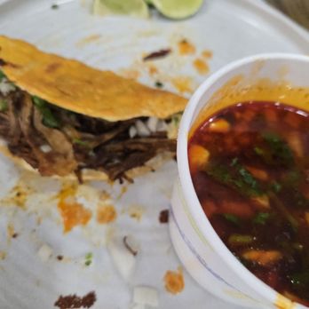 Amanecer Café - Tacos de birria (there were three, but they flew...) - Mexican Near Me - Troy, New York Amanecer Café - Tacos de birria (there were three, but they flew...) - Mexican Near Me - Troy, New York
