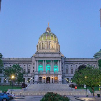 Capitol Building - Capitol at twlight - Landmarks & Historical Buildings Near Me - Harrisburg, Pennsylvania