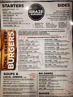 Menu photo 6 Graze Burgers Sevierville, TN Menu photo 6 Graze Burgers Sevierville, TN