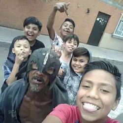 St. Raymond Elementary School - Me and my freinds after eating the school lunch ( We became autistic)