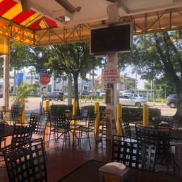 Outside seating