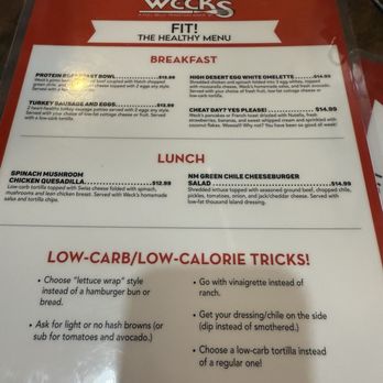 Weck's - FIT menu - Breakfast & Brunch Near Me - Rio Rancho, New Mexico