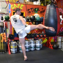 Rich has a variety of bags and kickboxing equipment which I use in my kickboxing class. Will Billich