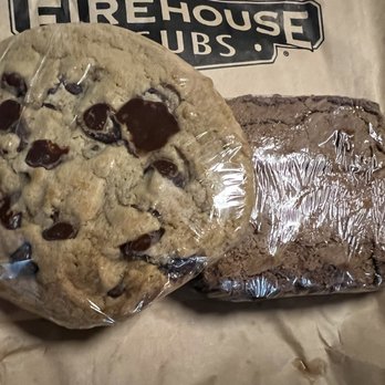 Firehouse Subs - a chocolate chip cookie and a brownie - Sandwiches Near Me - Palatka, Florida Firehouse Subs - a chocolate chip cookie and a brownie - Sandwiches Near Me - Palatka, Florida
