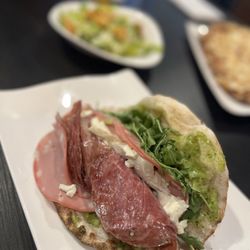 Stonewater Tavern - Rustic Milano melt - great with lots of prosciutto