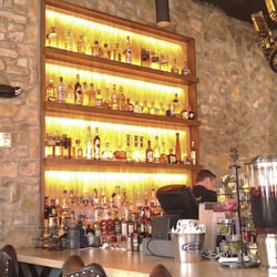 Que Pasa Mexican Cantina - Wall of tequila :)