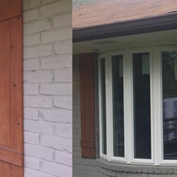 Titan Siding and Windows - before (left) and after (right) of the 1972 bay window i replaced. - Windows Installation Near Me - Austin, Texas Titan Siding and Windows - before (left) and after (right) of the 1972 bay window i replaced. - Windows Installation Near Me - Austin, Texas