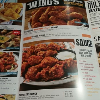 Hooters - New menu items - American Near Me - Miami, Florida Hooters - New menu items - American Near Me - Miami, Florida