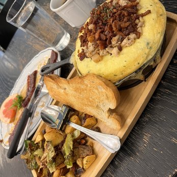 Sweet Maple - Soufflé egg, Francis with side salad f house potatoes 5/5! - Breakfast & Brunch Near Me - Cupertino, California