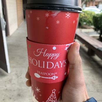 Teaspoon Los Altos - Gingerbread latte in a holiday cup! - $5 - Bubble Tea Near Me - Los Altos, California Teaspoon Los Altos - Gingerbread latte in a holiday cup! - $5 - Bubble Tea Near Me - Los Altos, California