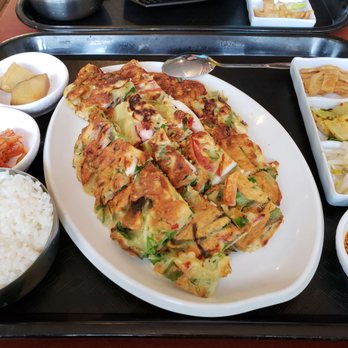 Korea Restaurant - Seafood pancake - Korean Near Me - Minneapolis, Minnesota