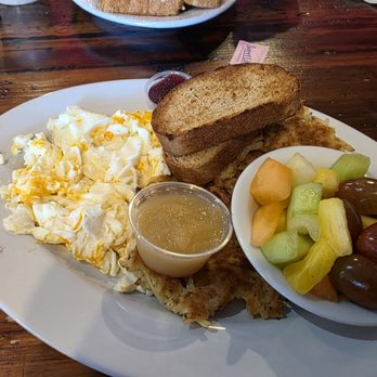 Maple Leaf Diner - Eggs with Latkes. - American Near Me - Dallas, Texas