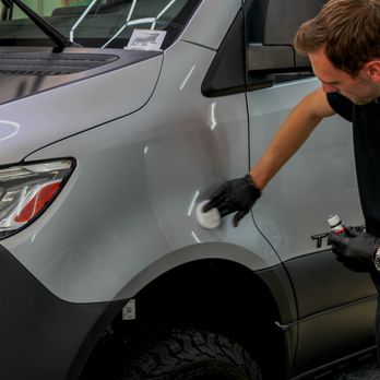 Eminent Auto Detailing - Applying a 10-year ceramic coating on a brand new Mercedes Tiffin campervan - Auto Detailing Near Me - Arvada, Colorado Eminent Auto Detailing - Applying a 10-year ceramic coating on a brand new Mercedes Tiffin campervan - Auto Detailing Near Me - Arvada, Colorado
