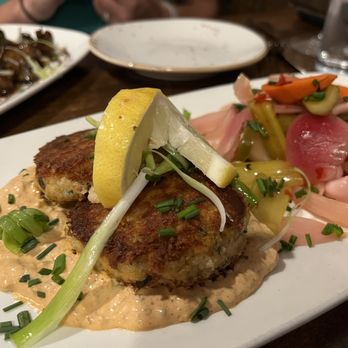 Larch - CRAB & SHRIMP CAKES - Pasta Shops Near Me - Leavenworth, Washington Larch - CRAB & SHRIMP CAKES - Pasta Shops Near Me - Leavenworth, Washington