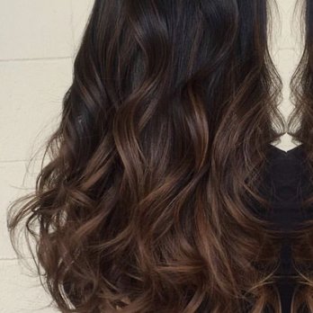 Biby's Salon - This is what I asked for. I wanted my dark natural hair at the roots/ to the middle of my hair and chocolate brown ends. - Hair Salons Near Me - Roswell, Georgia