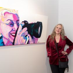 Pierro Gallery of South Orange - Leslie Goldman, Showcasing South Orange. Photo by Joy Yagid.