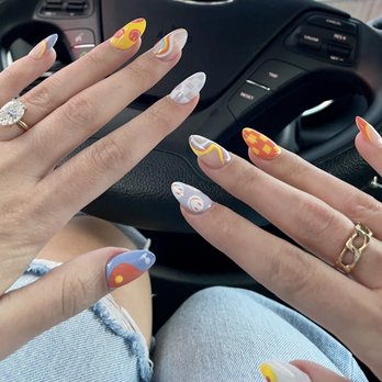Morningside Nail Bar - Finished product. I told her what to do for the thumbs since it didn't show in the pic - Nail Salons Near Me - Atlanta, Georgia