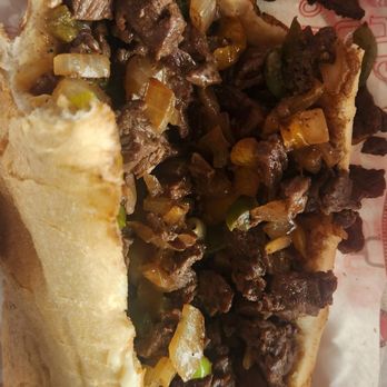 The Clark Street Dog - Horrible cheesesteak sandwich - Hot Dogs Near Me - Chicago, Illinois