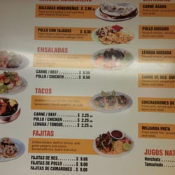 Platillos tradicionales de America.