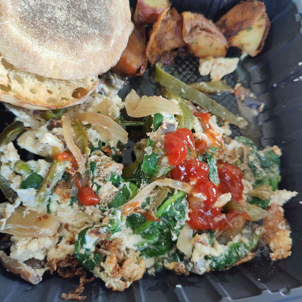 Egg white scramble