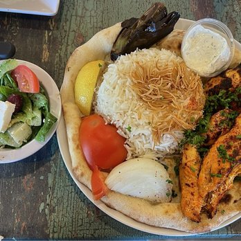 PapaFeta - Chicken Solvaki Plate - Greek Near Me - Temecula, California PapaFeta - Chicken Solvaki Plate - Greek Near Me - Temecula, California