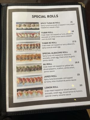Menu photo 7 Yu Mi Sushi Too Beverly Hills, CA Menu photo 7 Yu Mi Sushi Too Beverly Hills, CA