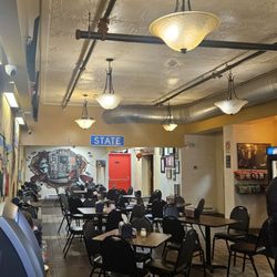 The Pizza Stop - Inside seating view