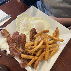 Cornerstone - 5 eggs fries and bacon