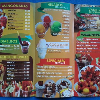 Dulcemania ll - a menu for a mexican restaurant - Specialty Food Near Me - Hempstead, New York Dulcemania ll - a menu for a mexican restaurant - Specialty Food Near Me - Hempstead, New York
