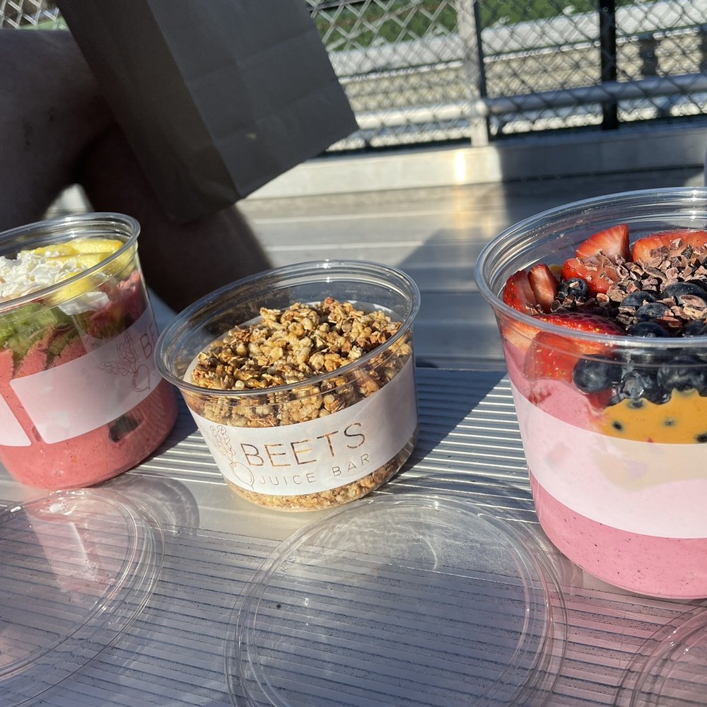 Beets Juice Bar Montvale - Refreshing and fresh products used to make the bowl! Very generous serving. My favorite is the pitaya vibe! - Acai Bowls Near Me - Montvale, New Jersey Beets Juice Bar Montvale - Refreshing and fresh products used to make the bowl! Very generous serving. My favorite is the pitaya vibe! - Acai Bowls Near Me - Montvale, New Jersey